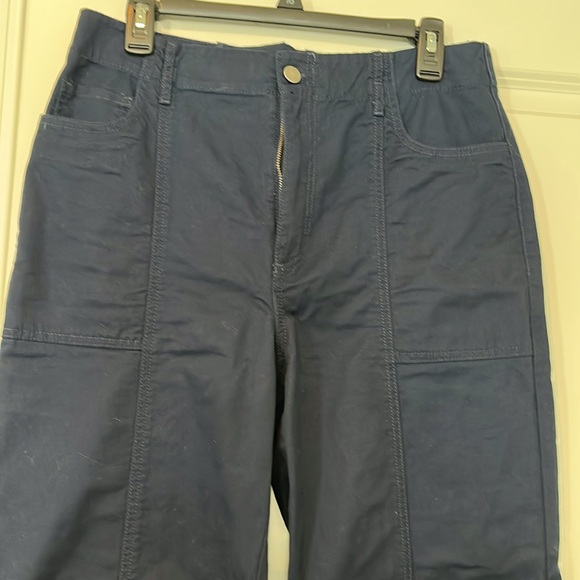 Women’s Loft Navy Pants sz 8 - Picture 2 of 6